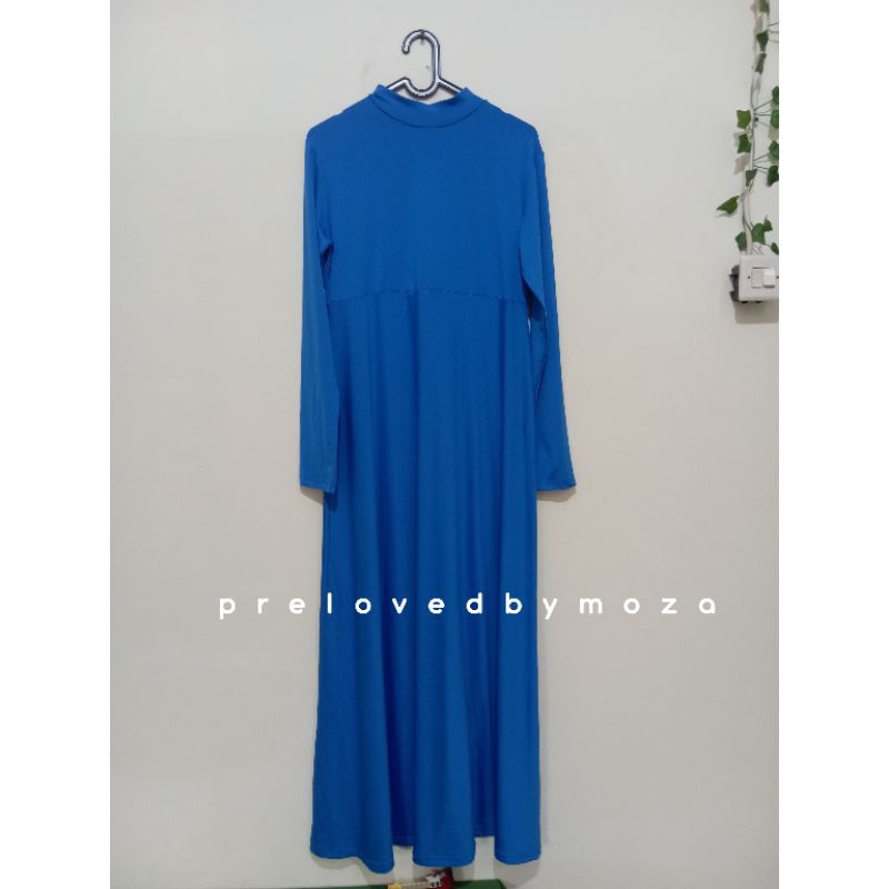 (Preloved) Dalaman Gamis / Inner Gamis / Dalaman Gamis Biru / Gamis Biru Elektrik
