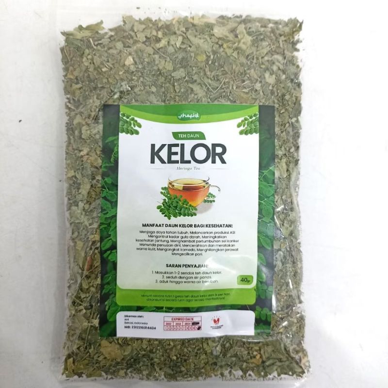 

Teh Daun Kelor Shafid 50gr / Moringa Tea Fresh Organik Teh Seduh Herbal Daun Kelor 100% Alami / Super Food Terbaik Teh Awur - Teh Kelor 50 Gram