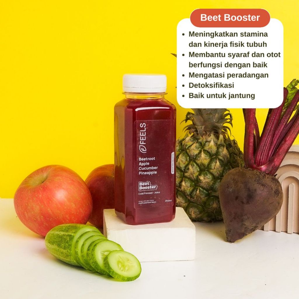 

Feels Beet Booster Cold Pressed Juice