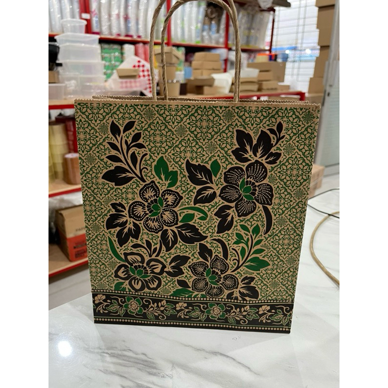 

TERMURAH!! PAPER BAG KECIL MOTIF BATIK MURAH (1 PACK x 10 PCS)