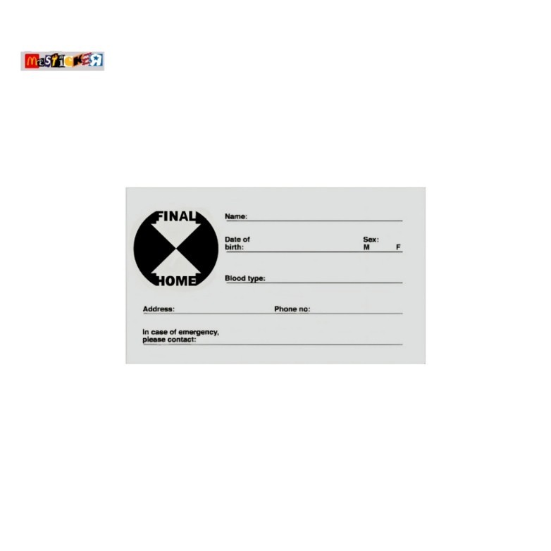

sticker Final Home Japan survival card stiker