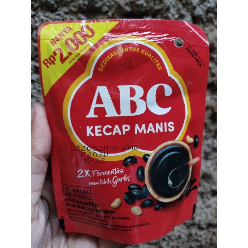 

Kecap Manis ABC Kemasan 62 Gram