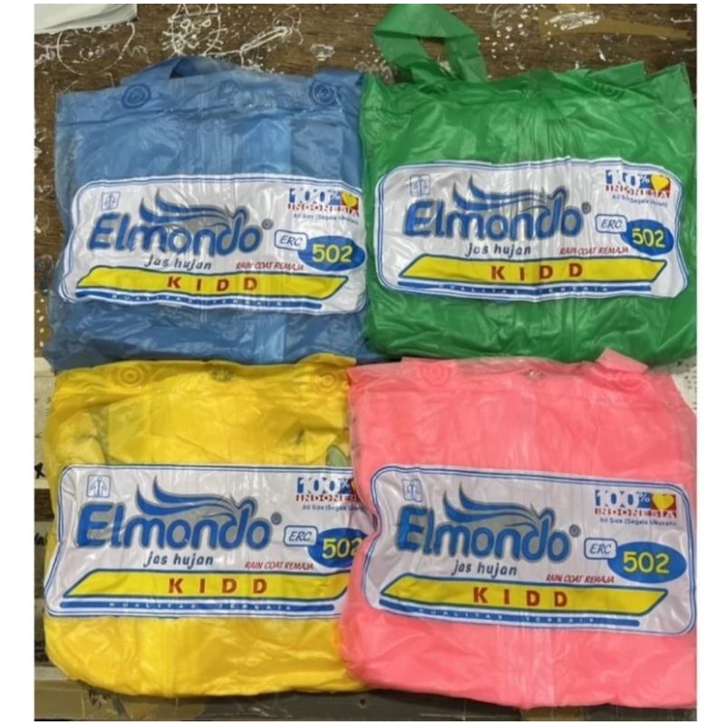 Jas Hujan Ponco Remaja Kids Elmondo 502 Termurah