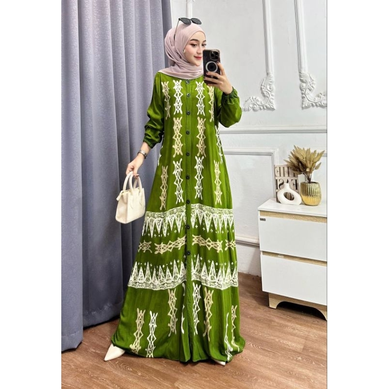 [BISA COD] GAMIS RAYON PREMIUM / GAMIS TIE DYE KEKINIAN / DRESS MUSLIM / BAJU GAMIS / GAMIS BUSUI / 