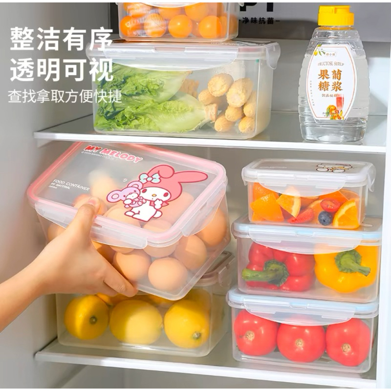 Food Container/Lock n Lock/Wadah Kedap Penyimpanan Makanan/Box Makan/Tempat Bekal/Lunchbox Sanrio