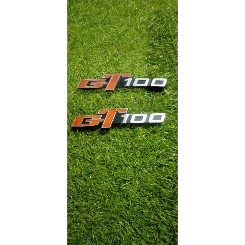 emblem suzuki gt100 original emblem box aki suzuki gt100 original