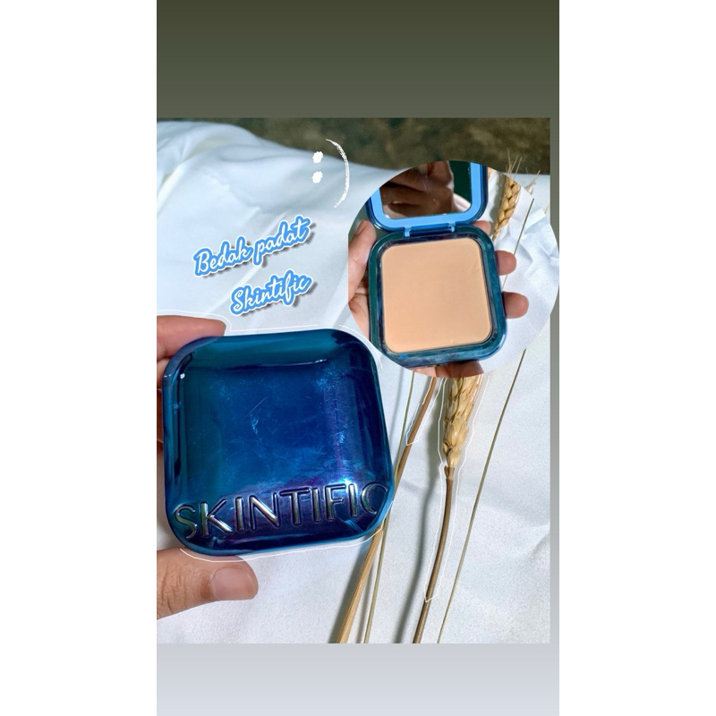 preloved bedak padat skintific