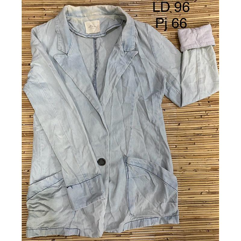 Blazer light denim wash