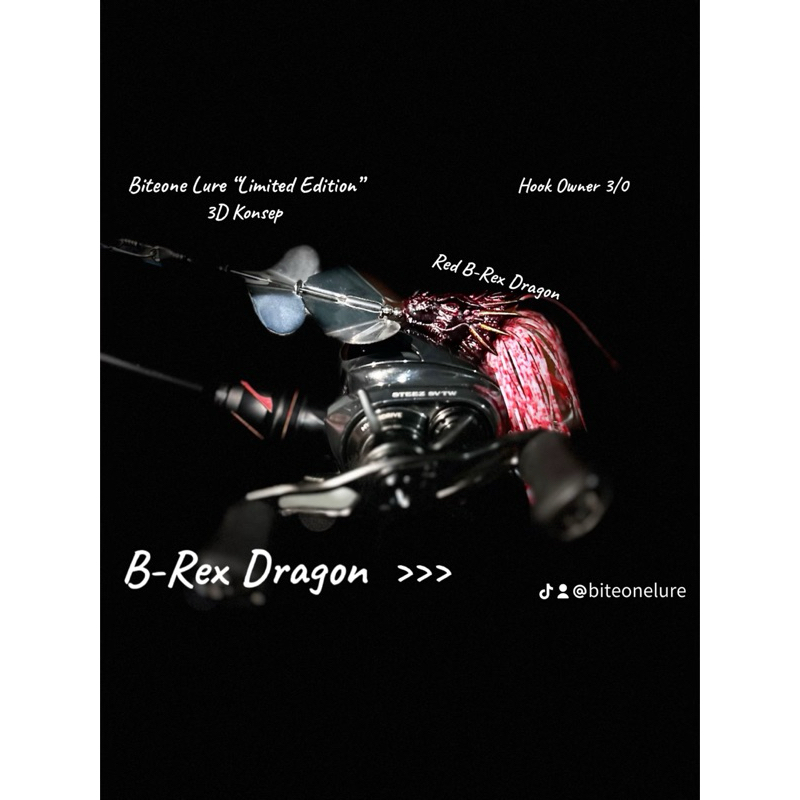 Sletter Bait B-Rex Dragon InlineBuzzbait Double Propeller