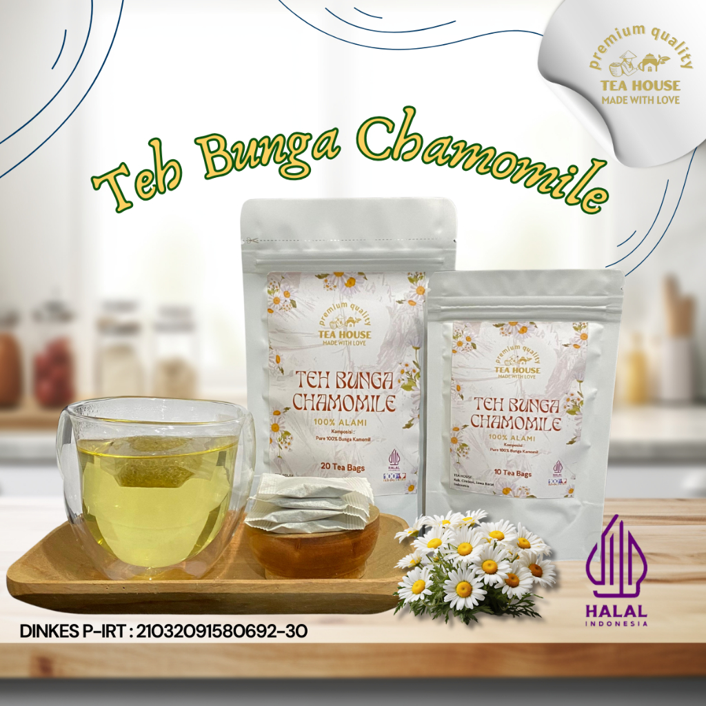 

Teh Bunga Chamomile | Teh Celup Chamomile Isi 10 & 20 Kantong Teh