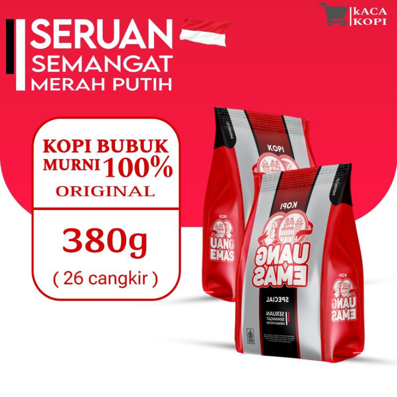 

kopi Bubuk Murni Uang Emas Spesial 380g