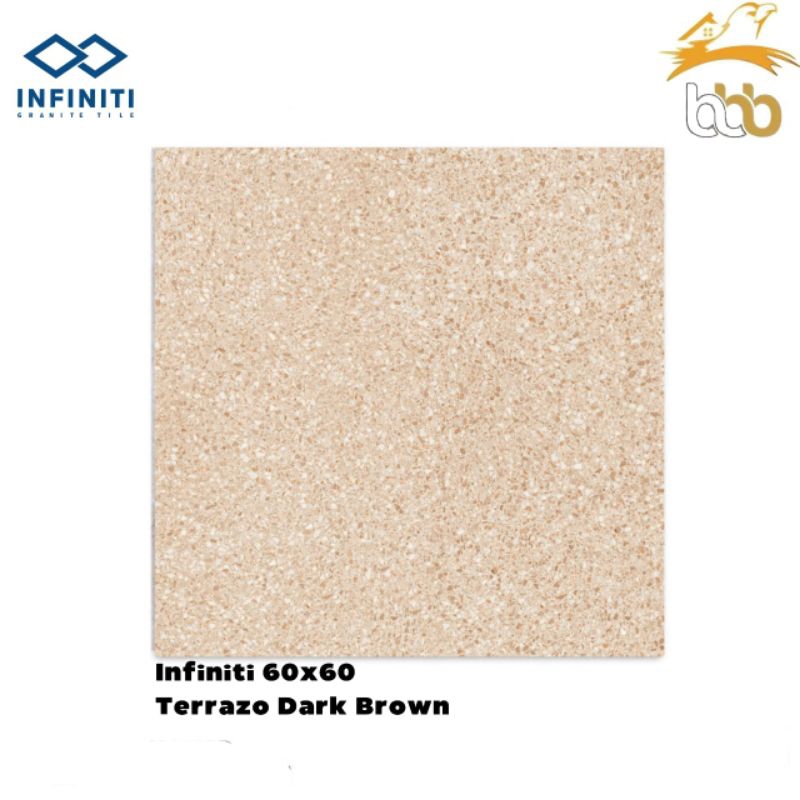 Granit INFINITI 60x60 Terrazo Dark Brown