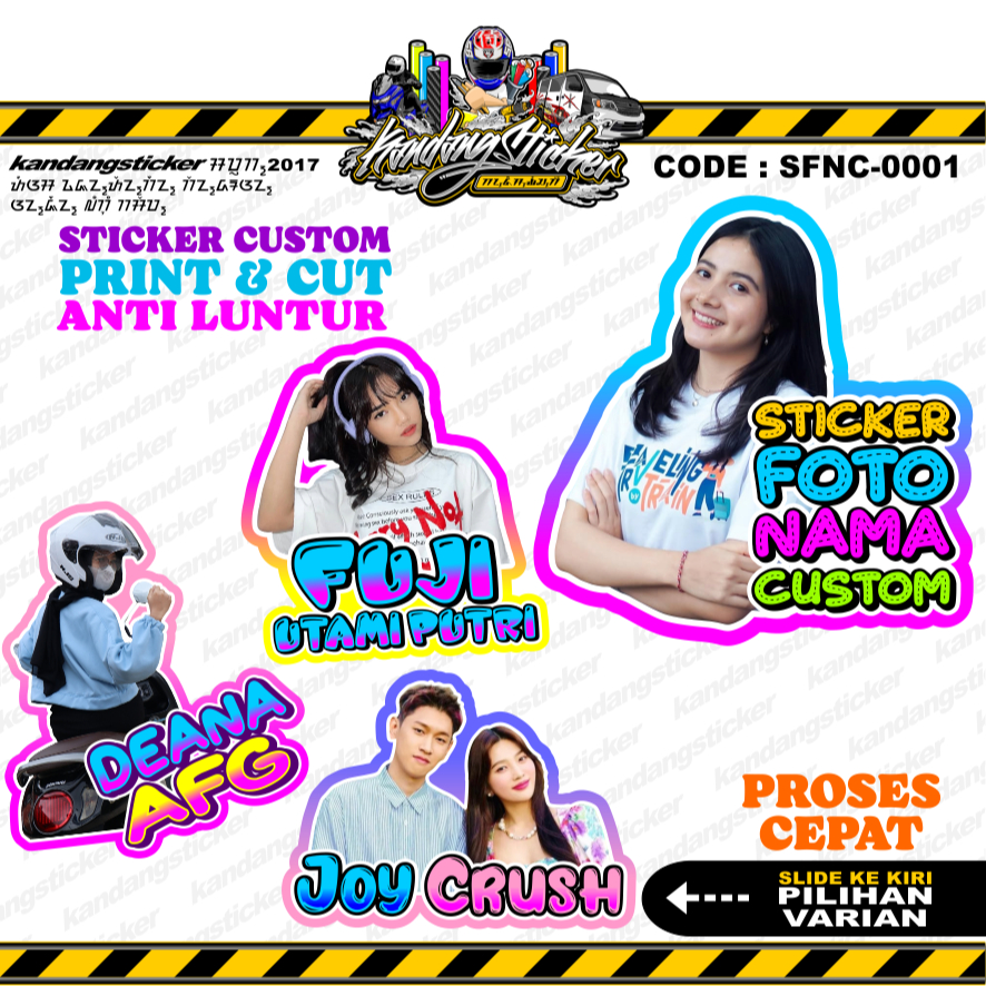 

Stiker Foto Nama Custom Sticker Couple Ulangtahun Anniversary Stiker Selfi Photo Sticker Stiker Motor Mobil Sunmori Photobox stiker hp handphone stiker helm gambar tempel SFNC-0001 KandangSticker