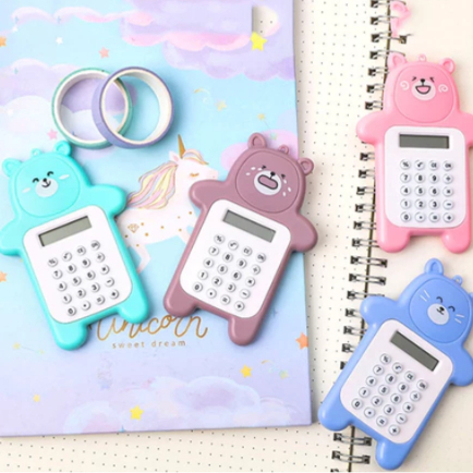 

Kalkulator Portable Mini Beruang 8 Digit