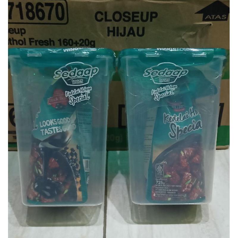 

Kecap Sedaap Kedelai hitam spesial 725 g free container box