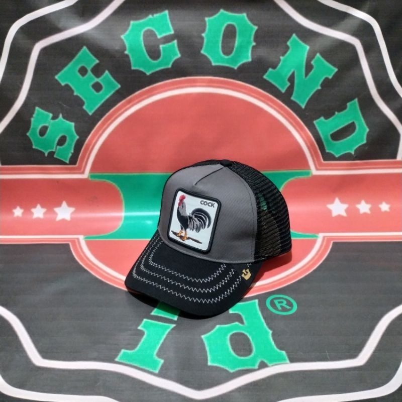 topi trucker/jaring goorin bros lone cock