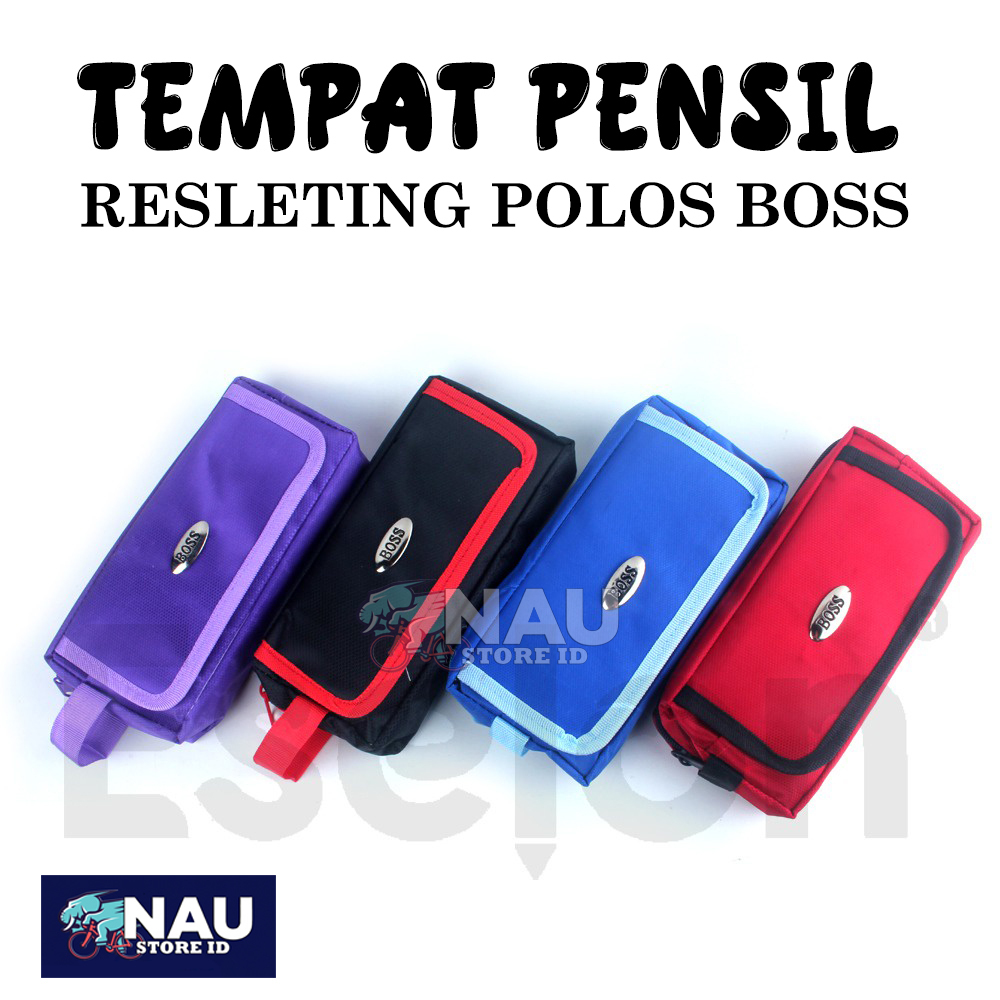 

TEMPAT PENSIL RESLETING POLOS BOSS / Kotak Pensil Kain Polos POLO / Tempat Pensil Office Kain - NAU STORE ID