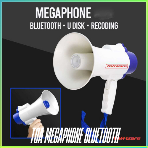 Toa jualan keliling rekaman yg d cas bluetooth mini murah es krem megaphone pengeras suara charger