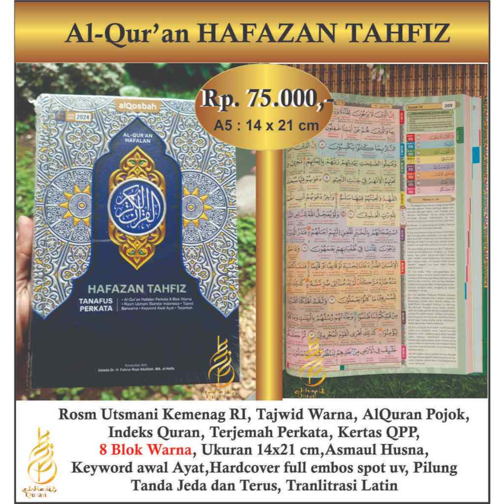 Hafazan Hafiz, Hafazan 8 Blok
