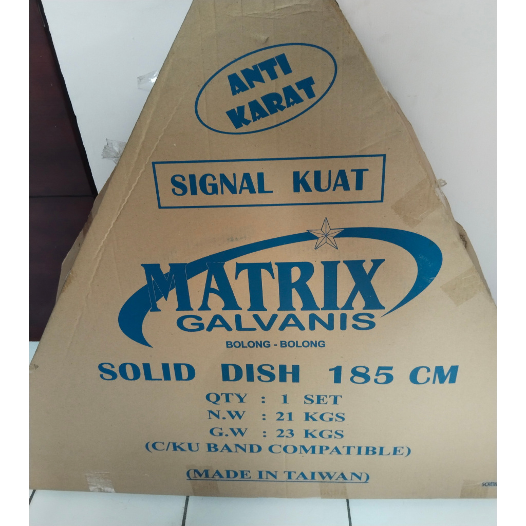DISH PARABOLA SOLID BOLONG-BOLONG 6 FEET+ ( 185CM) GALVANIS MATRIX