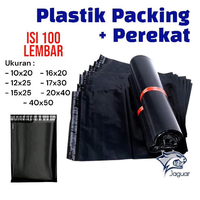 

LEBIH EKONOMIS PLASTIK PACKING ONLINE POLYMAILER AMPLOP ISI 100 PCS BERBAGAI UKURAN TEBAL GLOSY