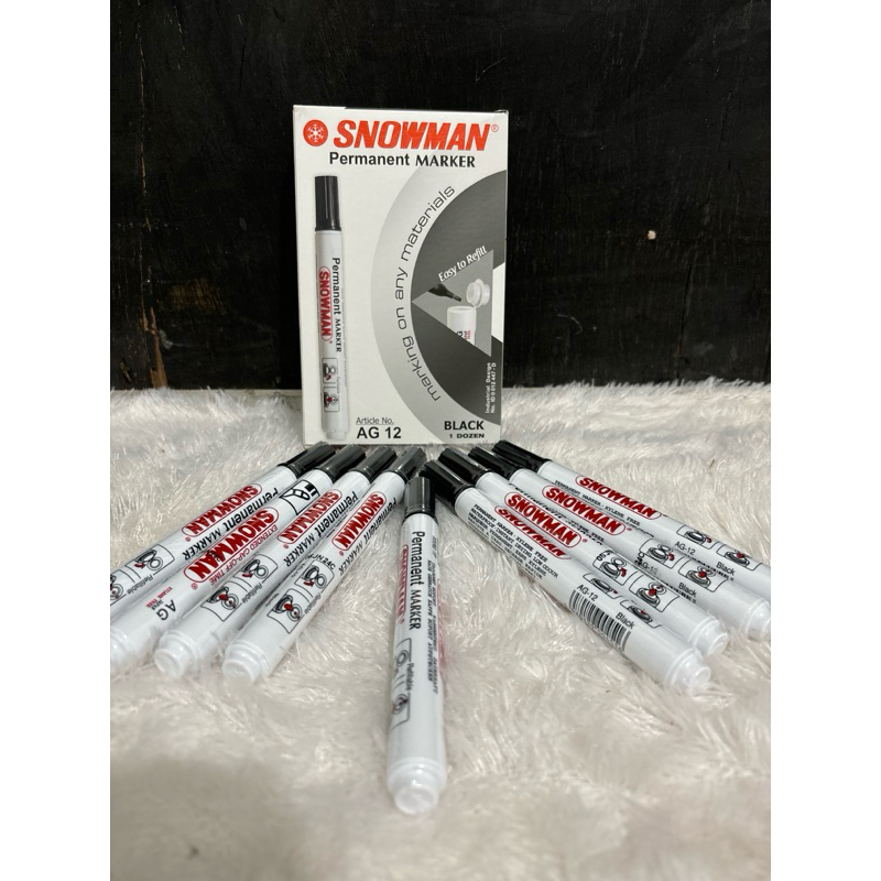 

SPIDOL PERMANEN MEREK SNOWMAN AG12 @1pcs
