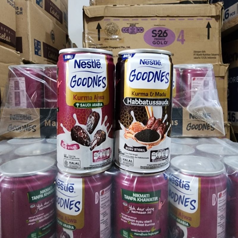 

NESTLE GOODNES SUSU STERIL KURMA AZWA DAN HABBATUSSAUDA