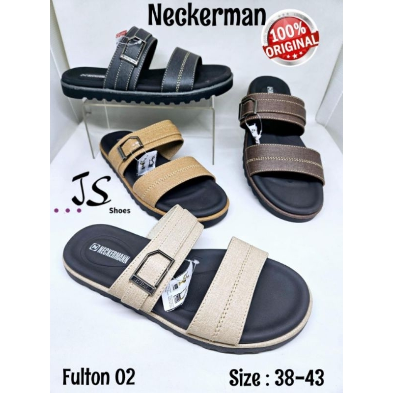 NECKERMAN FULTON 802 - SANDAL SLOP CASUAL PRIA DEWASA MERK NECKERMAN ORIGINAL