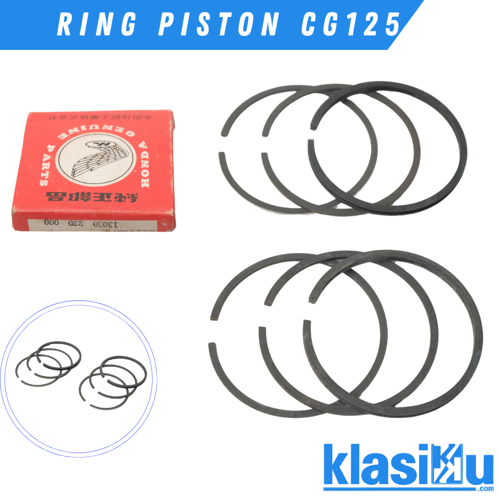 Ring Seher Seker Piston Honda Cb125 Cl125 Ss125 Cb Cl Cs 125 Twin Oversize STD 13030 230 000