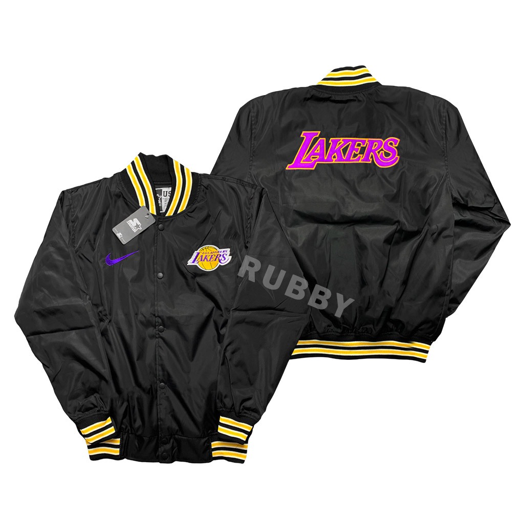 New Deals Rubby Jacket Bomber Varsity Baseball Bordir Casual Vintage Laker'S Series Original Premium