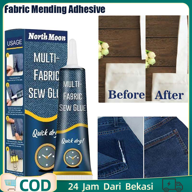 Lem Kain Tanpa Jahit Lem Baju Fabric Glue Lem Untuk Kain Lem Kain Super Kuat Berkaitan Mengikat Kain