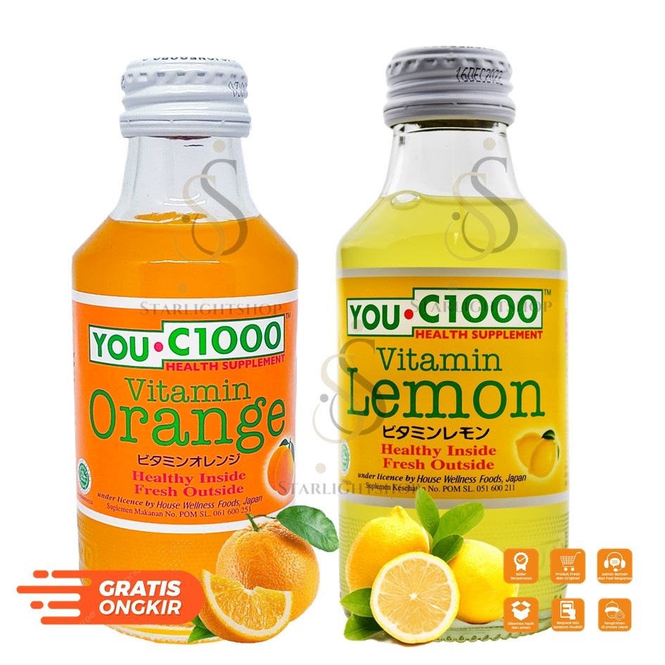 

YOU C 1000 140ML / You C1000 140 ml - VITAMIN C 1000 (Orange/ Lemon)