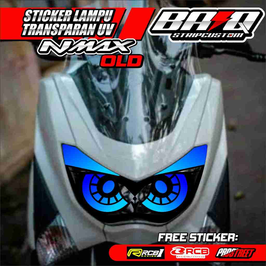 01 STICKER LAMPU ALIS DEPAN NMAX OLD - STICKER LAMPU ALIS DEPAN NMAX OLD MOTIF ABSTRAK