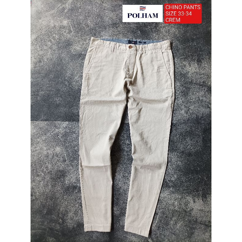 POLHAM CHINO PANTS / CELANA CHINO POLHAM