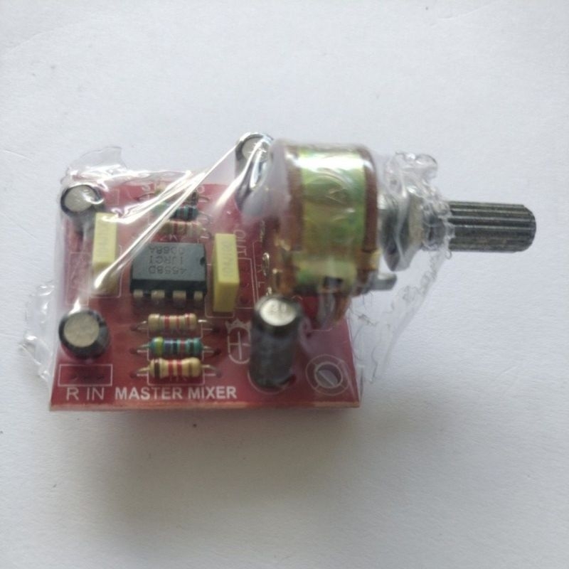 master mixer 1 potensio stereo