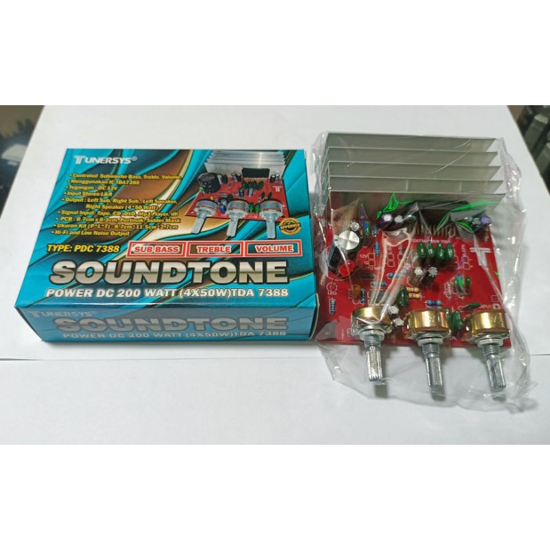 KIT TUNERSYS SOUNDTONE POWER DC 200WATT (TDA7388)