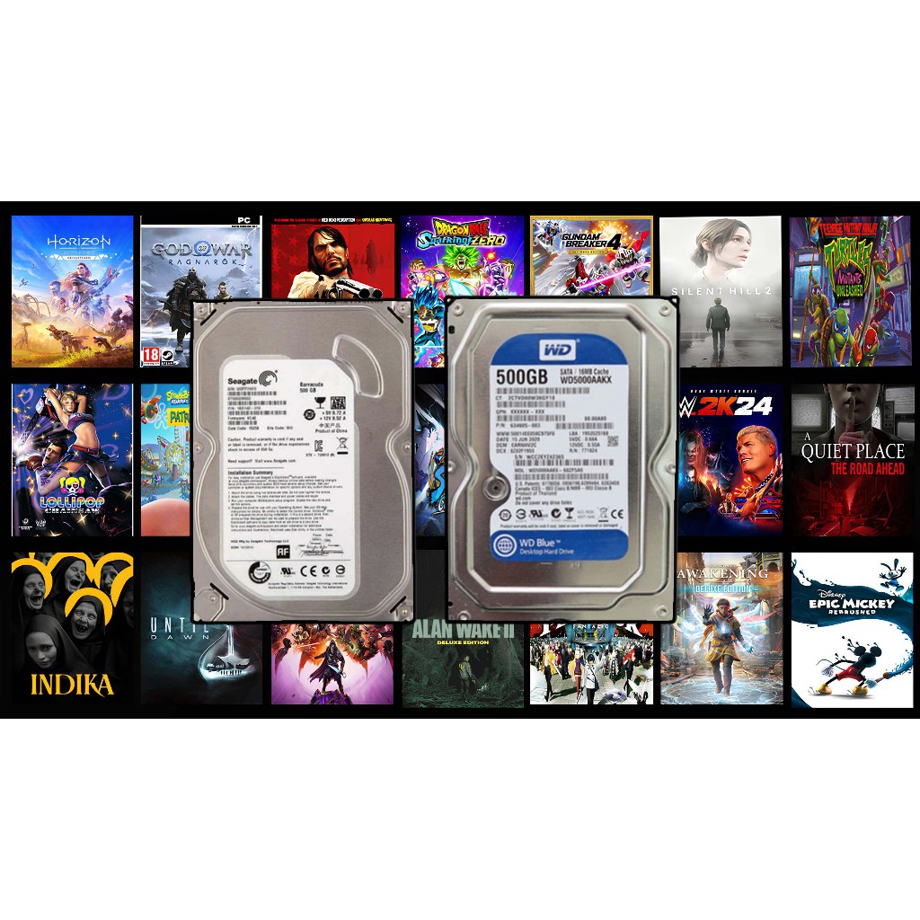Hardisk PC 1tb 500gb Full Game (Bisa Request)