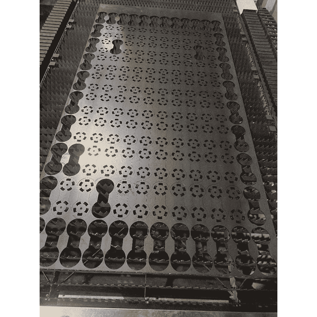 jasa laser cutting besi 5MM 5 MM potong custom kustom motif bulat bulet profil pagar jendela pintu s