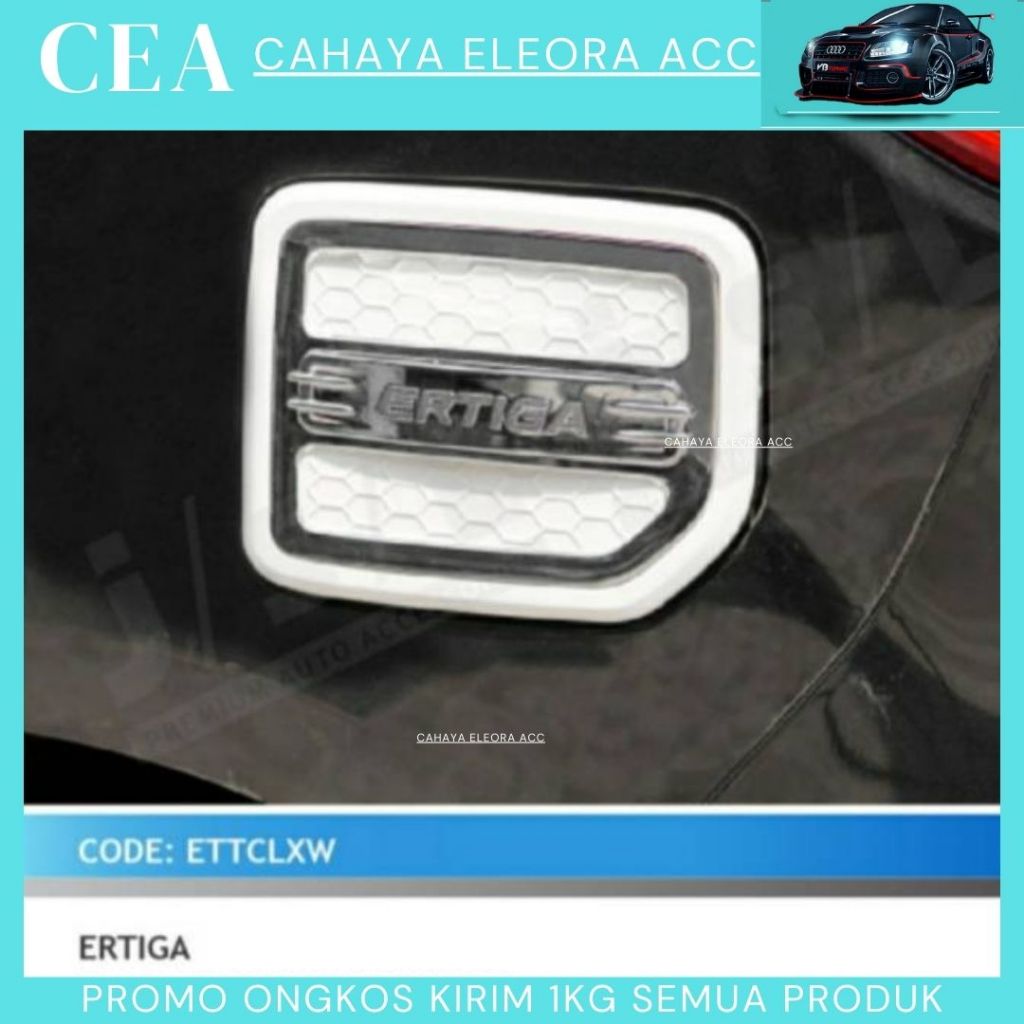 TANK COVER MODEL TAWON ERTIGA PUTIH - ERTIGA TANK COVER LUXURY WHITE -TANK COVER ERTIGA MODEL LUXURY