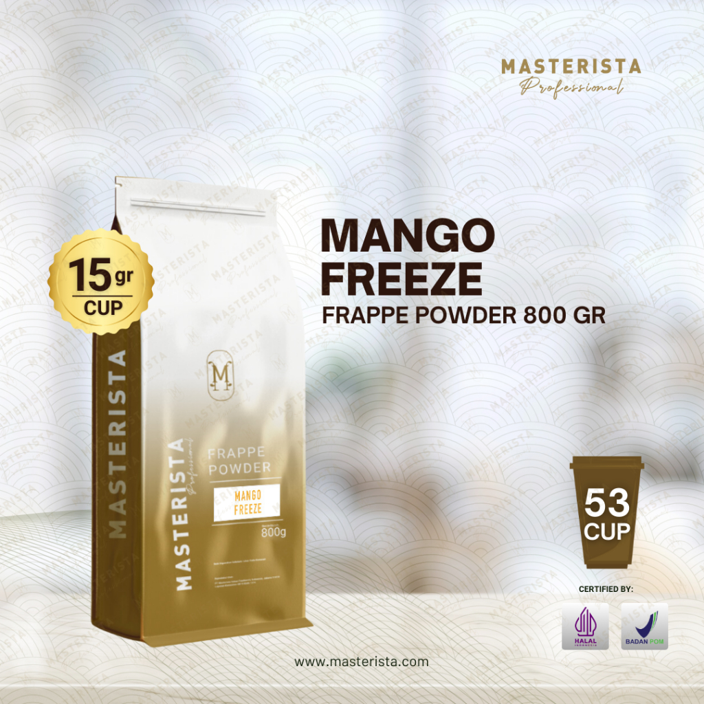 

Masterista Mango Freeze / Bubuk Minuman Mango Freeze