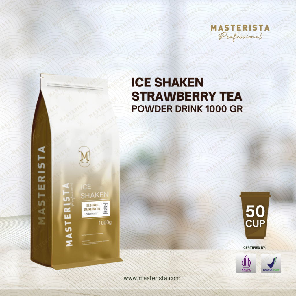 

Bubuk Minuman Masterista Strawberry Tea 1kg / Bubuk Minuman Rasa Strawberry / Bubuk Strawberry Tea