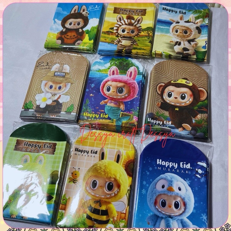 

ISI 10 - AMPLOP LEBARAN VIRAL LABUBU KUROMI