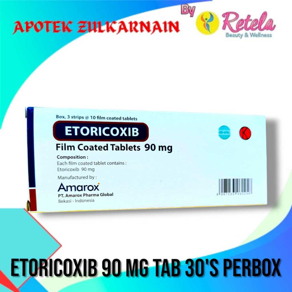 ETORICOXIB 90 MG BOX 30 TABLET