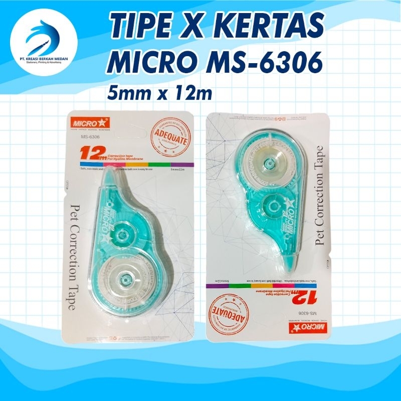 

Correction tape / tip-X/Tipe-X/roll/kertas micro star 5mmx12m
