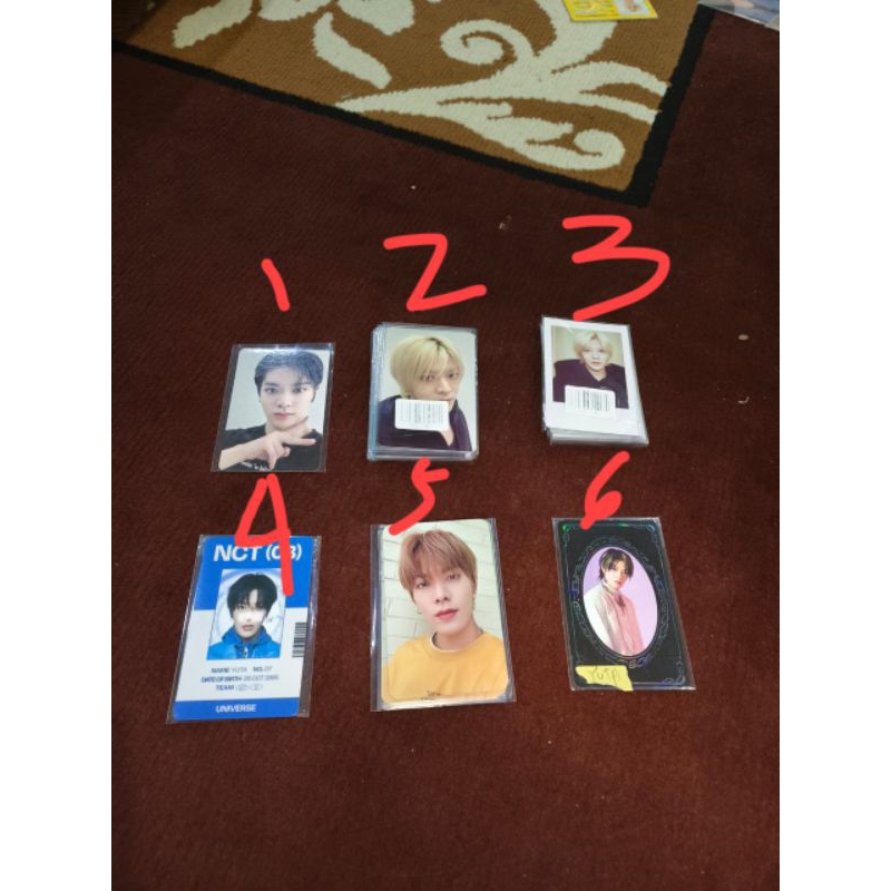 OFFICIAL PHOTOCARD YUTA NCT 127 KMSTATION POB YEARBOOK POLA