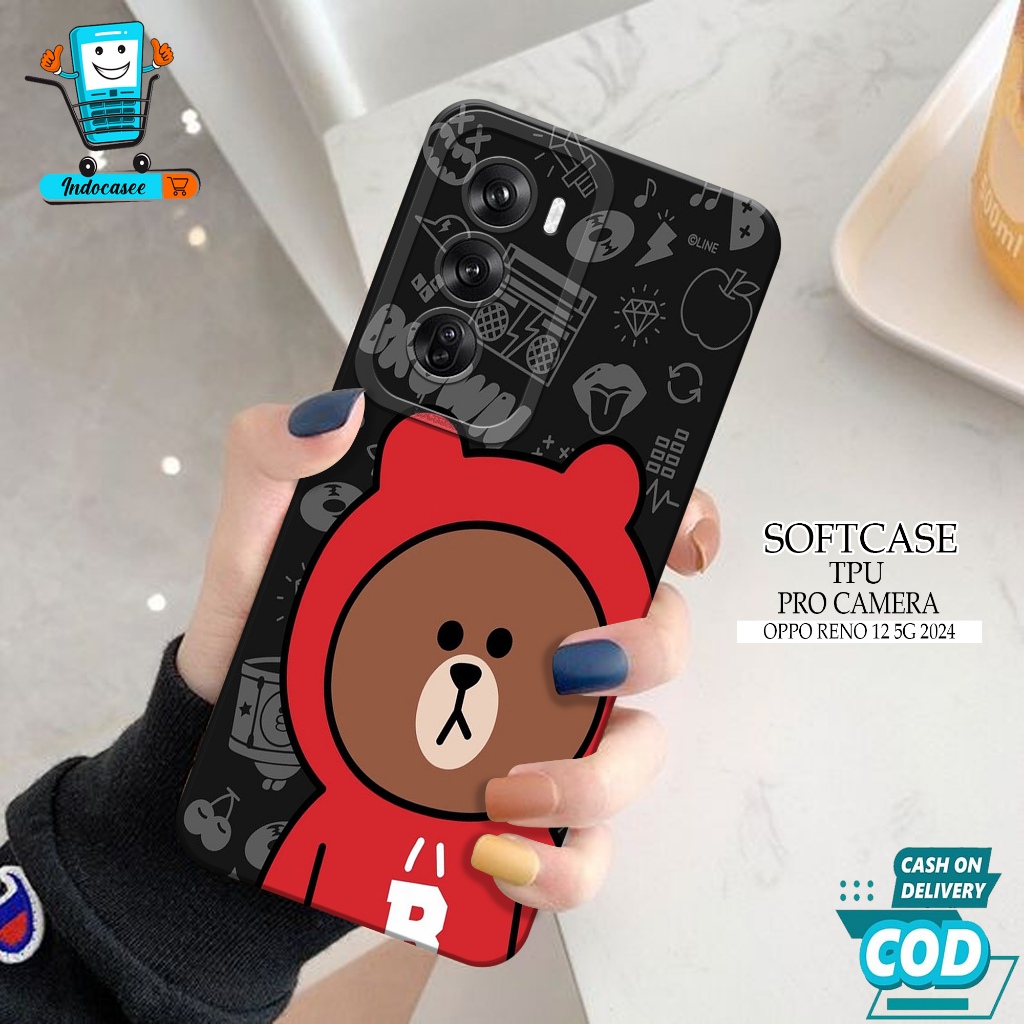 Case Hp Softcase Oppo Reno 12 5G 2024 Case Oppo Reno 12 5G - Silikon Oppo Reno 12 5G - Casing Oppo R