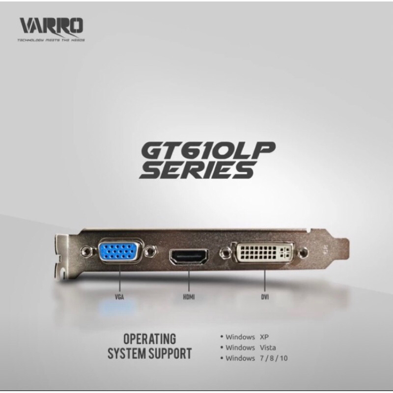 Zeeyae Vga Pci-E Varro Gt610 2Gb Ddr3