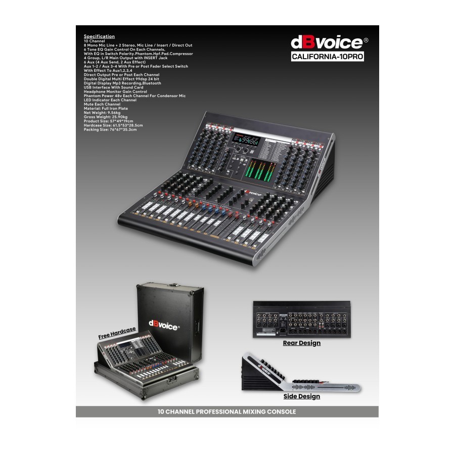 MIXER DBVOICE CALIFORNIA 10PRO /CALIFORNIA 10 PRO