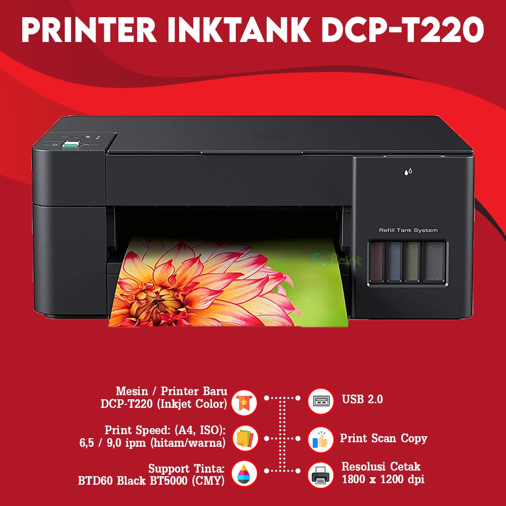 Printer Brother InkTank DCP-T520W DCP T520W Print Scan Copy Wireless DCP-T420W DCP T420W DCP-T426W