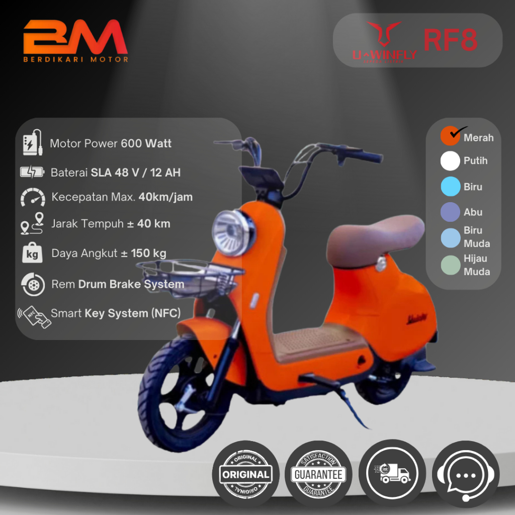 Sepeda Listrik U Winfly Tipe RF8